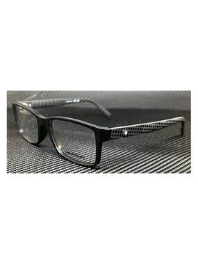 New Mont Blanc Men  Black Eyeglasses  56- 18-